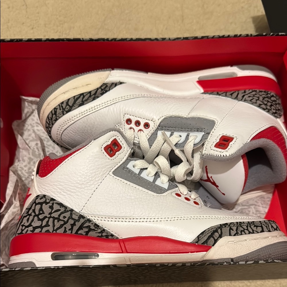 Jordan 3s Fire Red